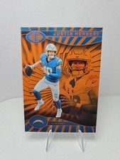 2024 Panini Illusions - Justin Herbert #62 Orange NFL Los Angeles Chargers