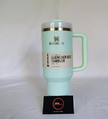 #ad #ad Stanley 40 Oz Stainless Steel Tumbler Mint Green New amp; AUTHENTIC $40.00