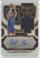 2023-24 Panini Select Rookie Jersey Auto 170/199 Hunter Tyson #RJ-TYS Auto 13rw