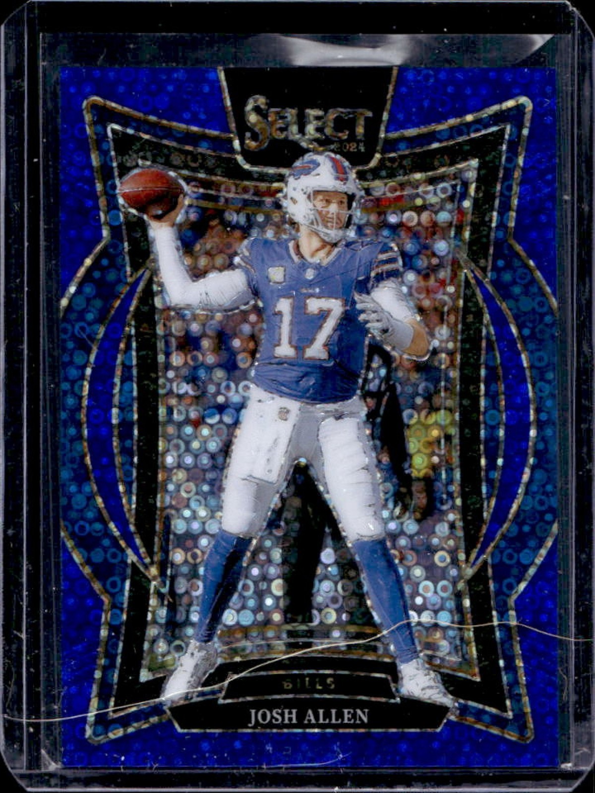 2024 Select Josh Allen Concourse Blue Disco Prizm #13/25 Bills