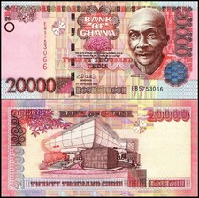Ghana 20000 Cedis, 2002, P-36a, UNC