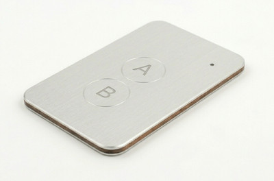 Credit Card Sized Garage Door Opener Fob - Keep Your Opener Safely With You!