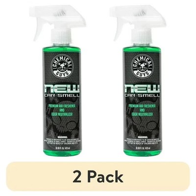 Chemical Guys New Car Smell Scent Air Freshener & Odour Eliminator 16oz (2 Pack)