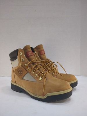 Timberland Men s 6'' Waterproof Field Boot Wheat Nubuck A18QV Size 11.5