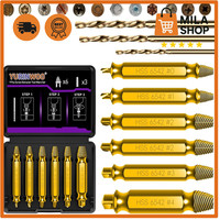 Schraubenausdreher Set 9 StüCk Titan Hss 6542 Hrc BeschäDigt Schrauben Werkzeug