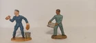 VINTAGE , STARLUX , PIT CREW / MECHANICS ,1:43, c1960`s  suit Dinky , Corgi  etc