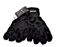 Timberland Faux Fur Touchscreen Gloves Black Size Small/Medium New NWT