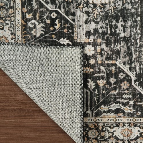 Tappeti Lavabili 2x3 Area - Tappeti Boho Grandi per Soggiorno Antimacchia Carpa... - Foto 5 di 8