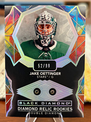 Upper Deck Black Diamond Diamond Relic Rookie Gems Double Diamond Oettinger /99