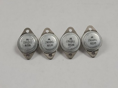 2N6055 RCA Original New Semiconductor 4Piece NOS