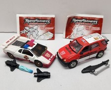 INFERNO & Autobot RATCHET Transformers Universe With Instructions