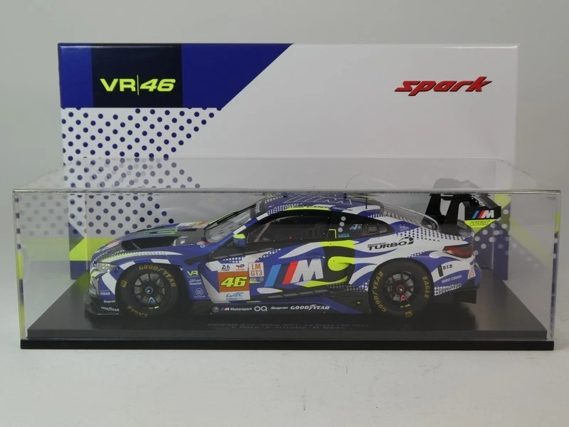 Spark BMW M4 GT3 #46 V. Rossi Al Harthy Martin 24h Le Mans 2024 1/18 18S669 - Immagine 3 di 3