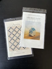 Laundry Basket Quilts Patterns- Set Of 2 AURORA & LITTLE BEACH HOUSE