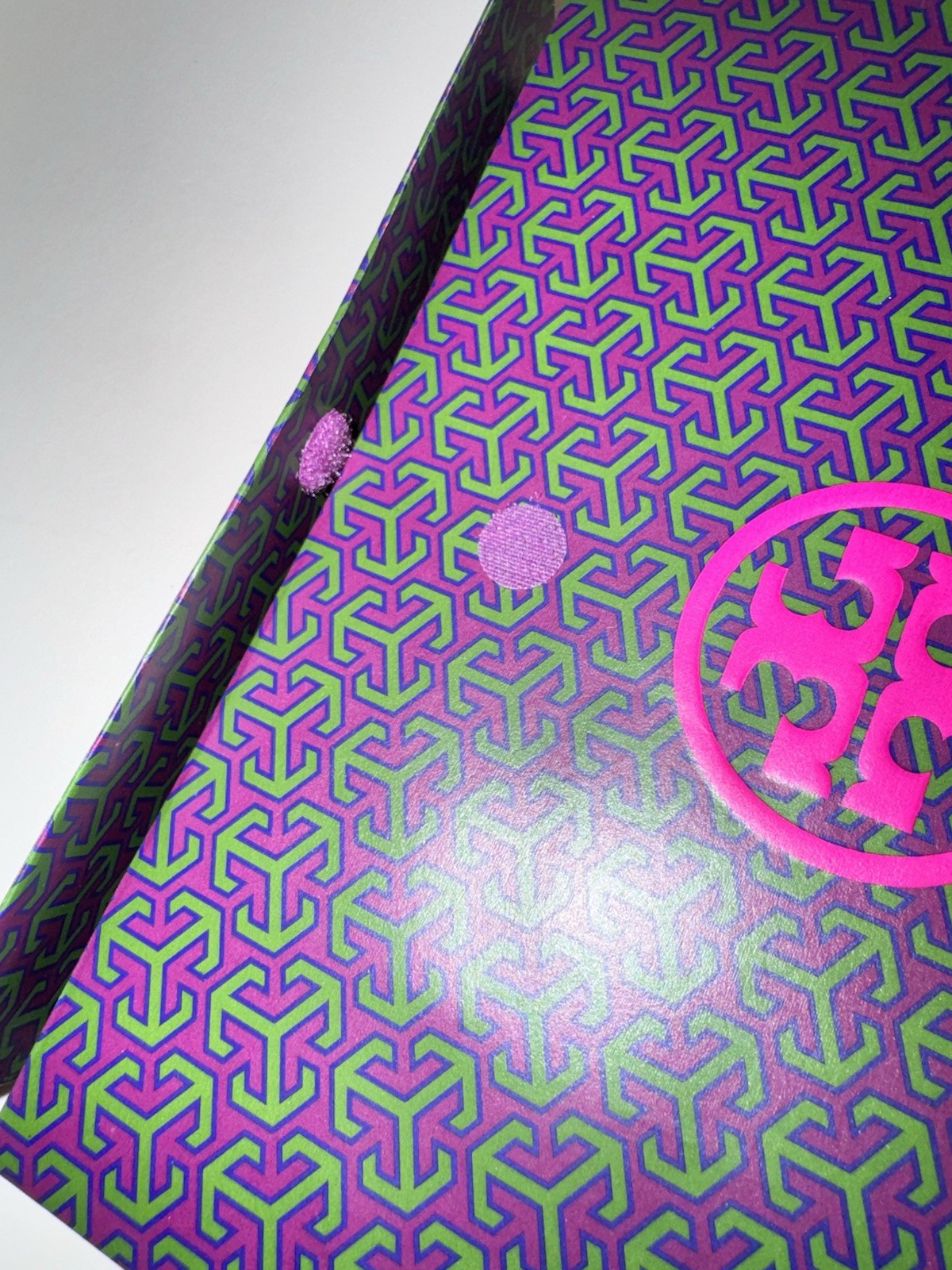 Lot of 4 Tory Burch Gift Bags fastened Closure Pink Logo Small thumbnail 3