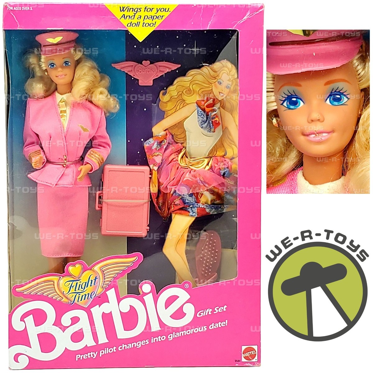 Flight Time Barbie Doll Gift Set 1989 Mattel 9584 | eBay