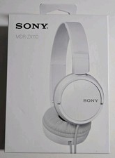 Sony MDR-ZX110 ZX Series Headphones White Wired Over Ear