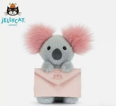 Jellycat 2026 Koala Message Plush Doll: Brand New With Tags Comes With Dust Bag.