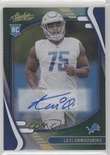 2021 Absolute Rookies Spectrum Green Signatures 10/25 Levi Onwuzurike Auto 0c6