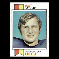Walt Patulski #293 1973 Topps Buffalo Bills Football Card NFL EX