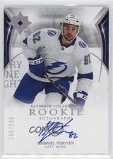 2021 Upper Deck Ultimate Collection Rookies /299 Gabriel Fortier #179 Auto mq5