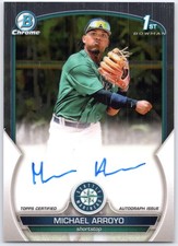 2023 Bowman Chrome 1st Auto Michael Arroyo