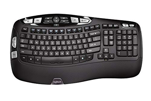 LOGITECH K350 WIRELESS FULL-SIZE KEYBOARD, BLACK - BLK