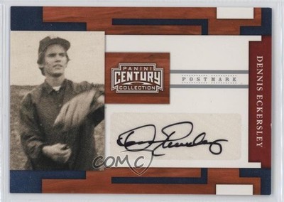 2010 Century Collection Postmark Signatures Silver Dennis Eckersley Auto HOF pe8