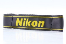  Near MINT Nikon Camera Neck Strap Yellow letters on black for Nikon From Japan