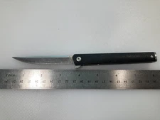 CRKT CEO Flipper 7097 Folding Pocket Knife with Black Handle (A)