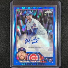 2023 Chrome Update Miles Mastrobuoni Rookie Auto Blue Raywave 109/150