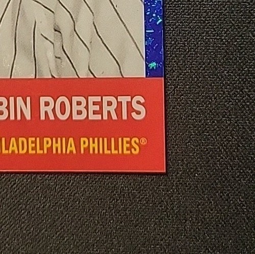 2022 Topps Chrome - #156 Robin Roberts Blue Atomic Refractor 84/199 - Picture 5 of 7