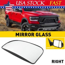For Dodge Ram 1500 2500 3500 2010-2020 Tow Mirror Spotter Lower Glass Right Side
