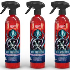 Nigrin Felgenreiniger Gel Alu Monster 3x 1L mit Wirkindikator, RDKS geeignet