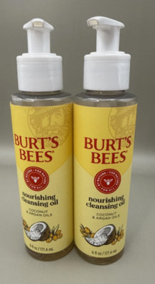 2x Burt's Bees 100% Natural Facial Cleansing Oil for Normal to Dry Skin, 6 Oz (P