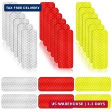Warning Reflective Tape Stickers Safety Waterproof Outdoor Night Visibility Adhe