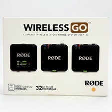 RODE Wireless GO Gen 3 2-Person Compact Digital Wireless Microphone System New