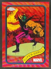 2025 Topps Chrome Marvel Red Wave Refractor #/5 - Super Skrull - Card #11