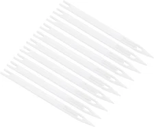 PATIKIL Fishing Net Repair Kit, Plastic Fish Sewing Needles White 