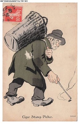 CAR-AGLP19-0903-ILLUSTRATEURS - Zigarre Stummel Picker - SANCHA