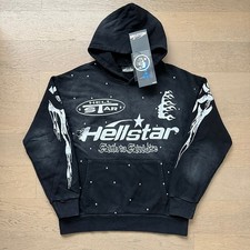 HELL print STAR hoodie black Street Casual S, M, L, XL