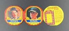 1990 Tetley 3 Panel Rare Baseball Collectors Edition Frank Viola & Mark McGwire 