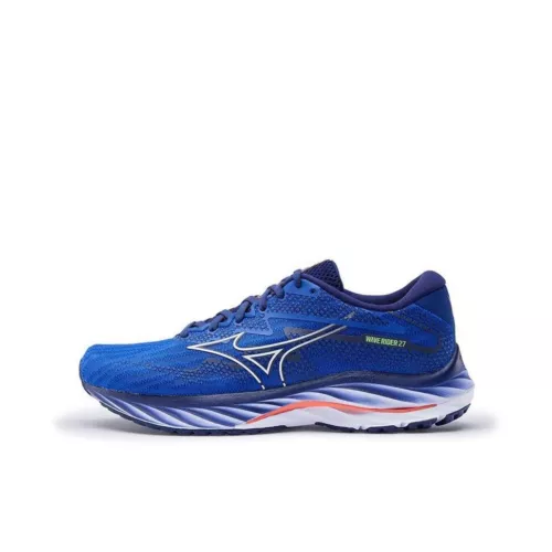 Uomo Donna Mizuno Wave Rider 27 Mesh Scarpe Da Corsa Professionali Traspiranti * - Foto 76 di 80