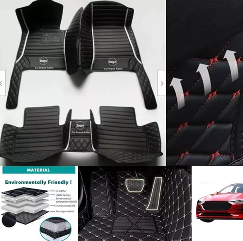 For Honda All Models Waterproof Custom Car Floor Mats Front & Rear Carpet Liner - Picture 34 of 44