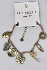 Free People Charmed Anklet NWT $30