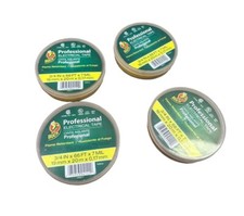 Duck 299017, Professional Electrical Tape 3/4" x 66ft x 7 Mil LOT OF 4  SALE 
