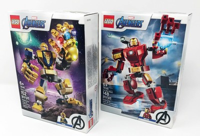 Lego 76140 76141 Thanos and Iron Man Mech Sets New Unopened 673419320221 | eBay