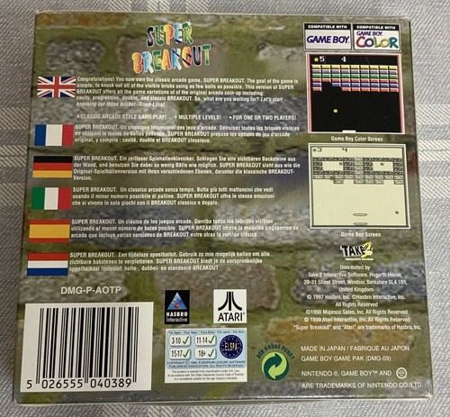 Nintendo Gameboy Colour Super Breakout - Picture 7 of 8