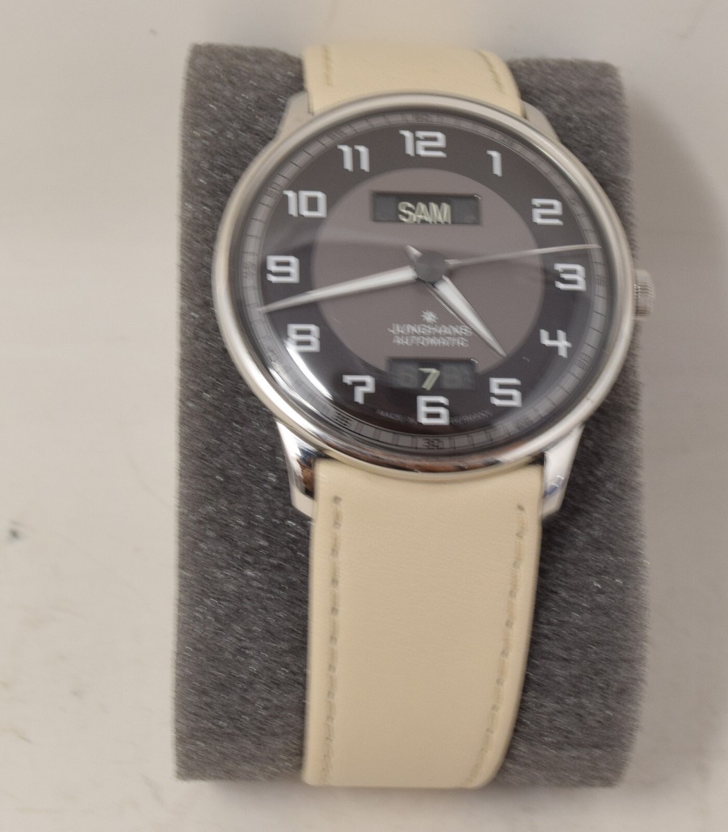 ルク【中古／国内正規品】JUNGHANS マイスタ　027/4720.01 Junghans Meister Driver Mens Day Date Automatic Watch 027/4721.00