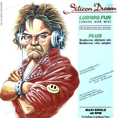 Silicon Dream - Ludwig Fun (Classic Acid Mix) Maxi Coloured Vinyl (VG/VG) .