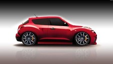 Cars nissan juke gtr 2011 ver Desk Mat Stitched
